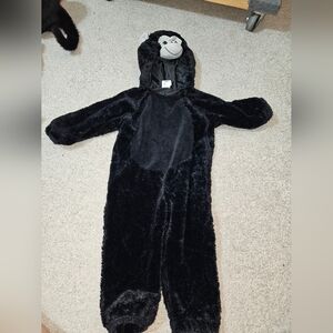 Target Kids Black Furry Monkey / Gorrilla One Piece Vintage 18-24M